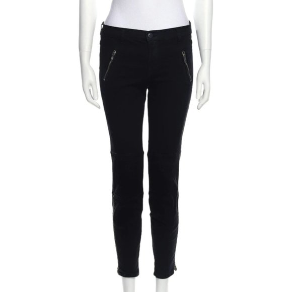 J Brand Mid-Rise Black Skinny Leg Jeans - Picture 1 of 3